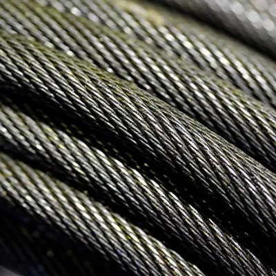Cuerda de alambre resistente a la rotación de la grúa